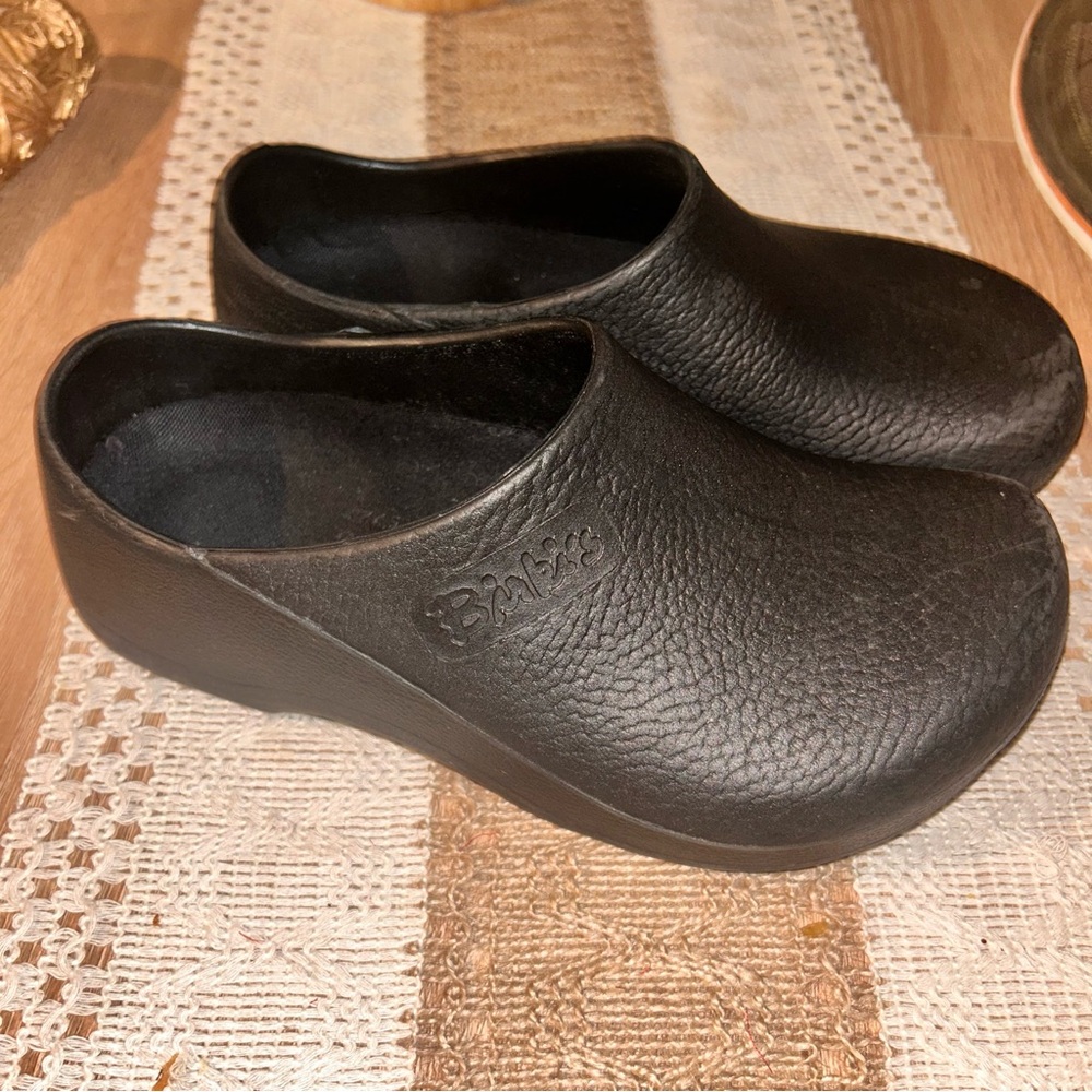 Birkenstocks  Black Birki's work Clogs size 6- 6.5 ladies 240 37 EU - Picture 6 of 8